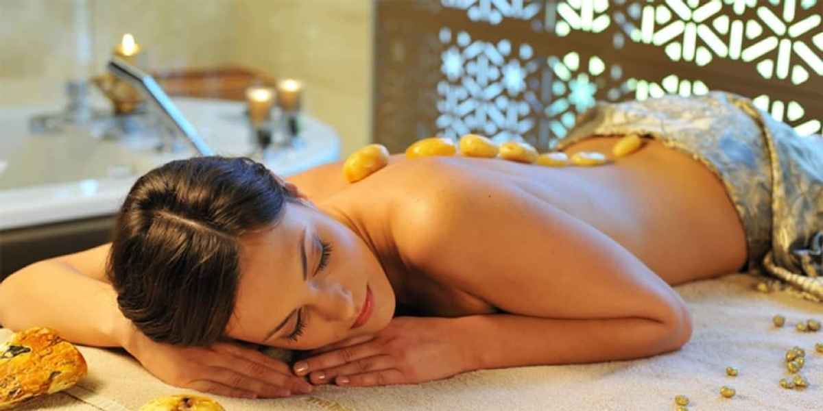 Янтарный массаж в санатории