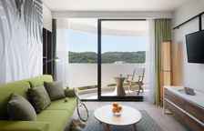 Студия с балконом и видом на парк