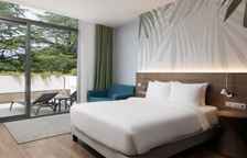 Студия с террасой и видом на парк