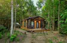 Дом деревянный с панорамным остеклением