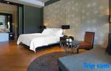 Двухместный люкс c 1 комнатой с балконом и с видом на бассейн