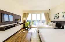 Трёхместный номер Deluxe с балконом