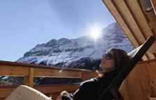 Люкс с балконом и с видом на горы