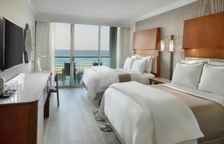 Четырёхместный номер с балконом и oceanfront