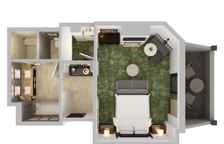 Двухместный номер Standard с красивым видом из окна