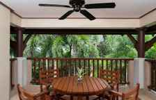 Апартаменты с 2 комнатами с балконом и с видом на сад