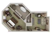 Люкс c 1 комнатой