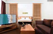 Двухместный люкс c 1 комнатой с видом на сад