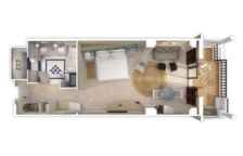 Двухместный номер Standard с панорамным видом