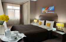 Четырёхместные апартаменты с 2 комнатами с балконом и с видом на горы