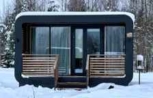 Трёхместный Домик-студия с кухней с панорамным видом