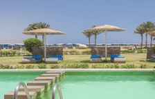 Двухместный номер Deluxe с собственным бассейном с видом на море