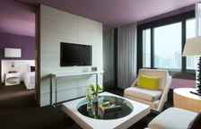 Двухместный люкс Club lounge access Residential с видом на город