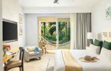 Люкс с 2 комнатами с видом на сад