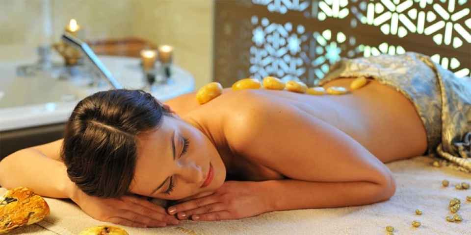 Янтарный массаж в санатории