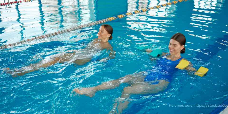 Бассейн с соленой водой